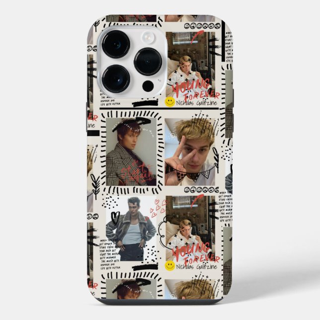 Nicholas Galitzine iPhone 14 Pro Max Hülle (Rückseite)