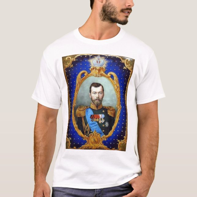 Nicholas II - Blau T-Shirt (Vorderseite)
