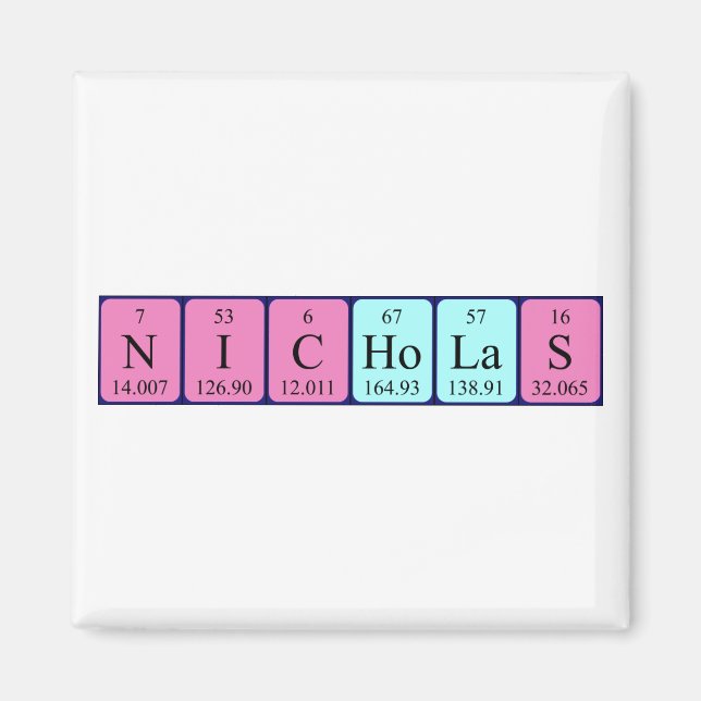 Nicholas Periodenmagnet Magnet (Vorne)