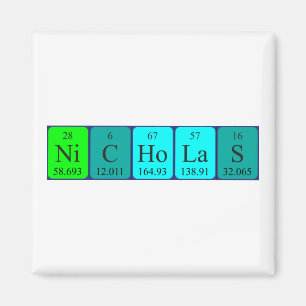 Nicholas Periodenmagnet Magnet