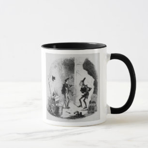 Nicholas weist Smike in der Kunst des Schauspiels Tasse