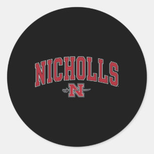 Nicholls Staat Colonels Arch Runder Aufkleber
