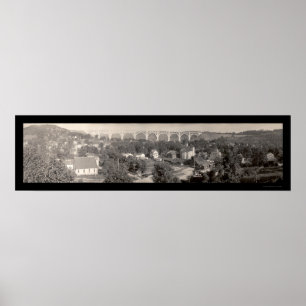 Nicholson Viadukt PA Foto 1915 Poster