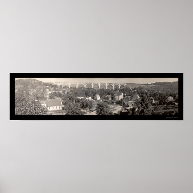Nicholson Viadukt PA Foto 1915 Poster (Vorne)