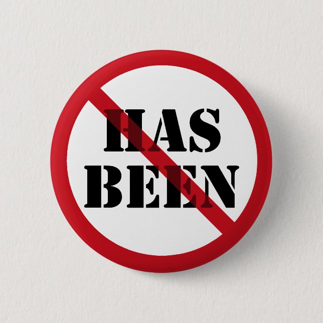 NICHT A IST GEWESEN BUTTON (Vorderseite)