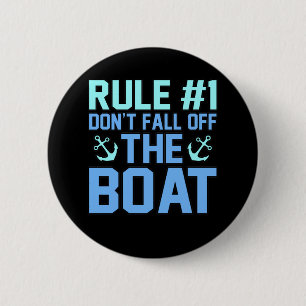 Nicht absinken von Bootsschiff Sailor Cruise Lov Button