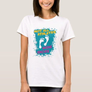Nicht alle Athleten-Abnutzungs-Schuhe T-Shirt