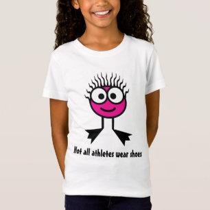 Nicht alle Athletenabnutzungsschuhe - schwimmen T-Shirt
