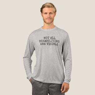 Nicht alle Behinderungen sind sichtbar Classic Pos Tri-Blend Shirt