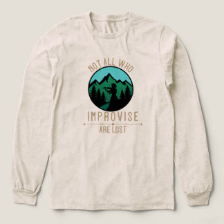 Nicht alle, die improvisieren, sind verloren Tri-Blend shirt