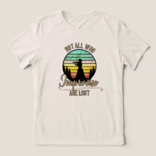 Nicht alle, die improvisieren, sind verloren Tri-Blend shirt