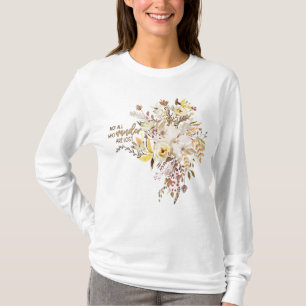 Nicht alle, die umherziehen, haben das Boho-Design T-Shirt