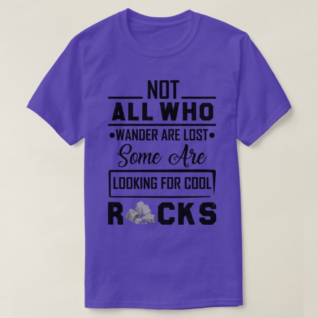 Nicht alle, die Wander verlieren, einige suchen na T-Shirt (Design vorne)