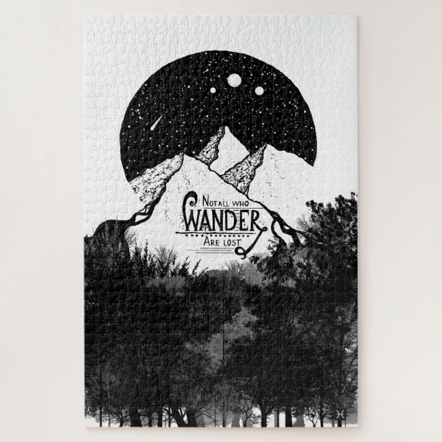 Nicht alle, die WANDER verloren haben, Illustratio (Vertikal)