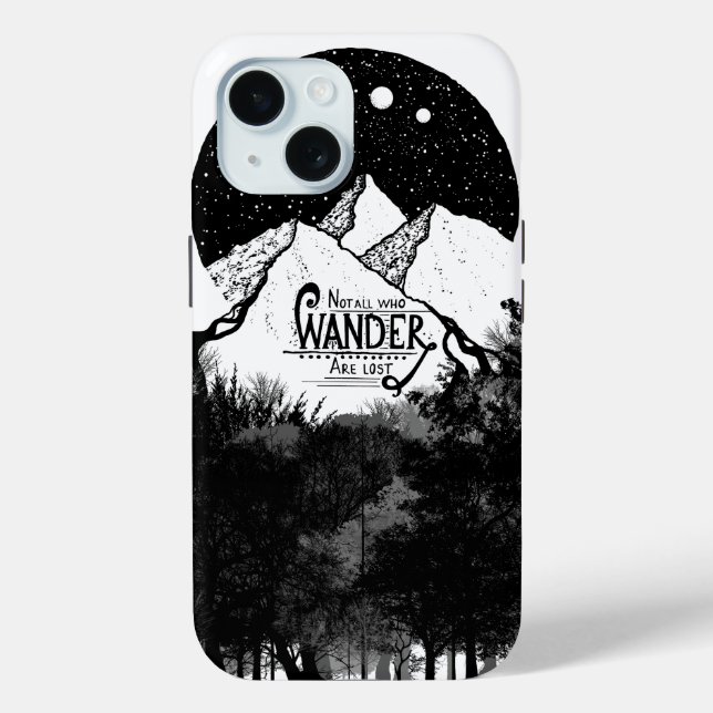 Nicht alle, die WANDER verloren haben, Illustratio Case-Mate iPhone Hülle (Rückseite)