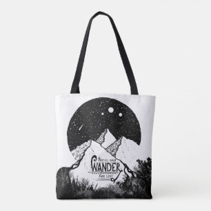 Nicht alle, die WANDER verloren haben, Illustratio Tasche