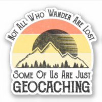 Nicht alle, die wandern, haben das Geocaching verl
