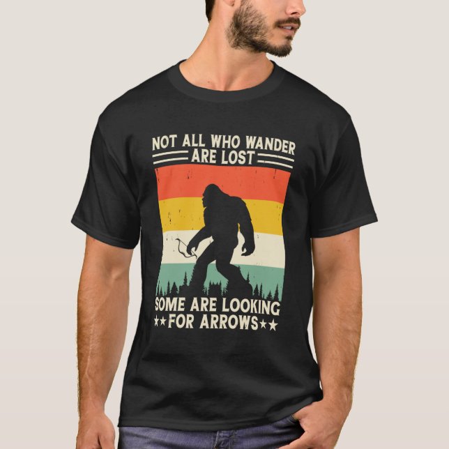 Nicht alle, die wandern, haben den T - Shirt verlo (Vorderseite)