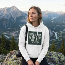 Nicht alle, die wandern, sind verloren Bergkunst
