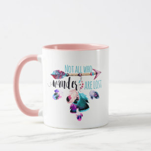 Nicht alle, die wandern, sind verloren Bohemian Wa Tasse
