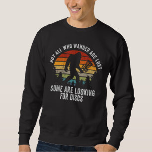 Nicht alle, die wandern sind verloren Disk Golf Bi Sweatshirt