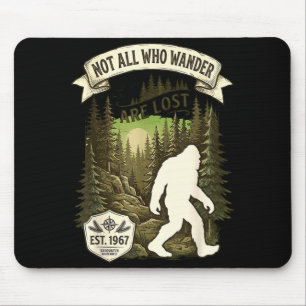 Nicht alle, die wandern, sind verloren Lustiger Bi Mousepad