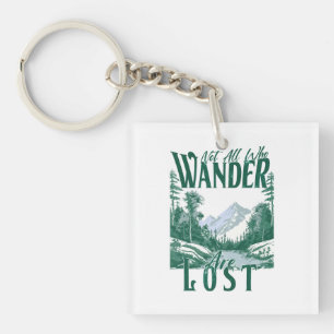 Nicht alle, die wandern sind verloren - Naturerleb Schlüsselanhänger