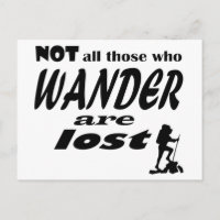 Nicht alle, die wandern, sind verloren