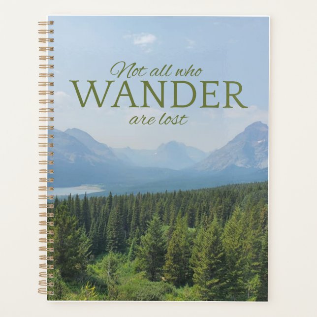 Nicht alle, die wandern, sind verlorener Planer (Vorderseite)