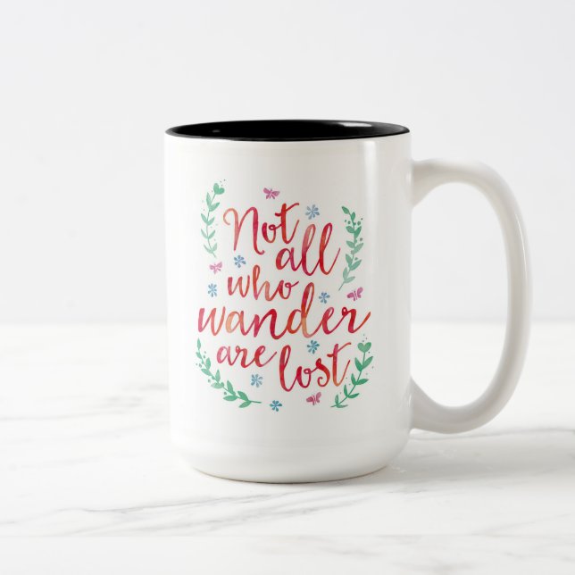 Nicht alle, die wandern, verlieren zwei Tasse (Rechts)