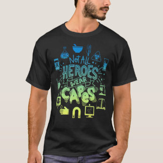 Nicht alle Helden tragen Capes Labrador Tech Life T-Shirt