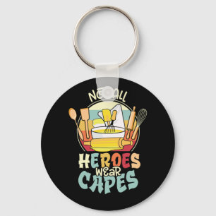 Nicht alle Helden tragen Capes School Lunch Lady Schlüsselanhänger
