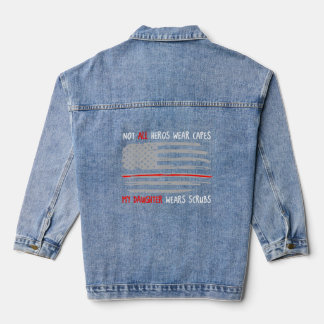 Nicht alle Helden tragen Kappen meiner Tochter trä Jeansjacke