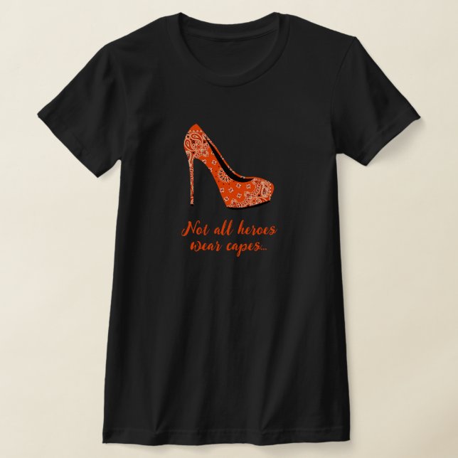 Nicht alle Helden tragen Kaps Stiletto T-Shirt (Ablage )