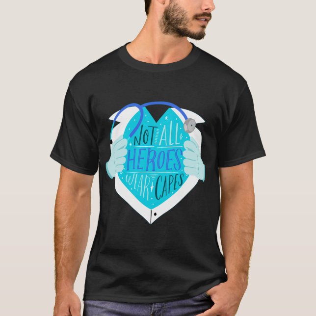 Nicht alle Helden tragen Kaps T-Shirt (Vorderseite)