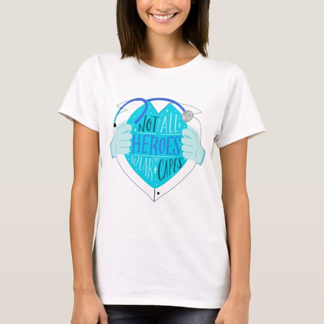 Nicht alle Helden tragen Kapseln T-Shirt (Vorderseite)