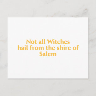 Nicht alle Hexen Postkarte