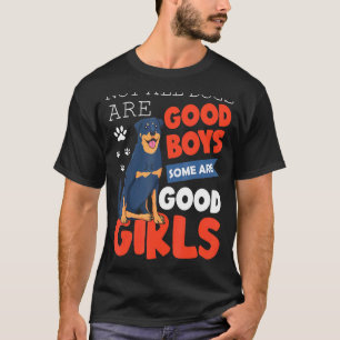 Nicht alle Hunde sind gute Jungen, manche sind Rot T-Shirt