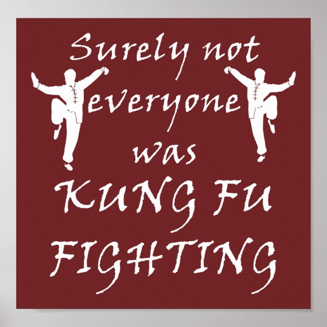 Nicht alle kämpften gegen Kung Fu Poster (Vorne)