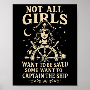 Nicht alle Mädchen Wollte, von Piratenkapitän Desi Poster