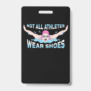 Nicht alle Sportler tragen Schuhe Ausweis