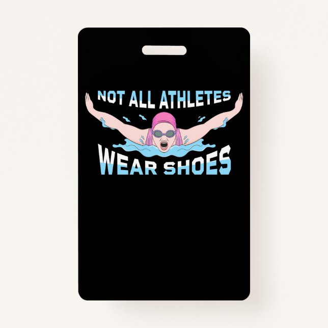 Nicht alle Sportler tragen Schuhe Ausweis (Vorderseite)