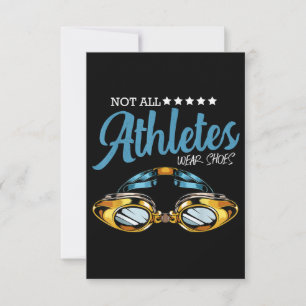 Nicht alle Sportler tragen Sonnenschirme und Schwi Einladung