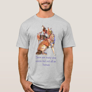 Nicht alle Stimmen, die menschliche Inspirationsko T-Shirt