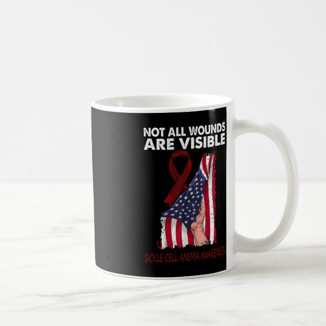 Nicht alle Wunden sind erkennbar Sichelzellanämie Kaffeetasse (Rechts)