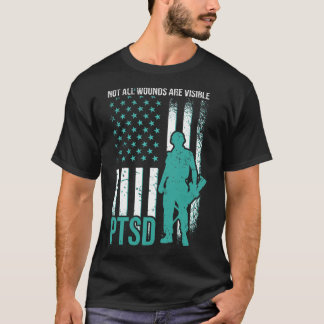 Nicht alle Wunden sind sichtbar - PTBS-Bewusstsein T-Shirt