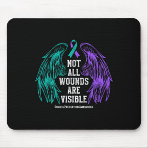 Nicht alle Wunden sind sichtbar Selbstmordpräventi Mousepad