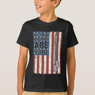 Nicht alle Wunden sind sichtbar, wenn Ptsd uns Arm T-Shirt