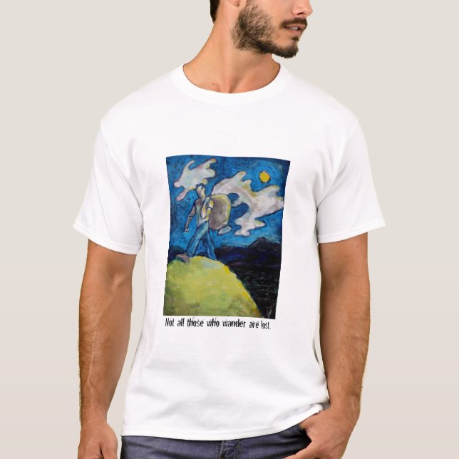 Nicht alles die, die wandern T-Shirt (Vorderseite)