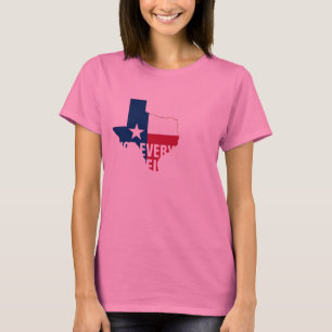 Nicht alles ist flach im texas Spaß. T-Shirt